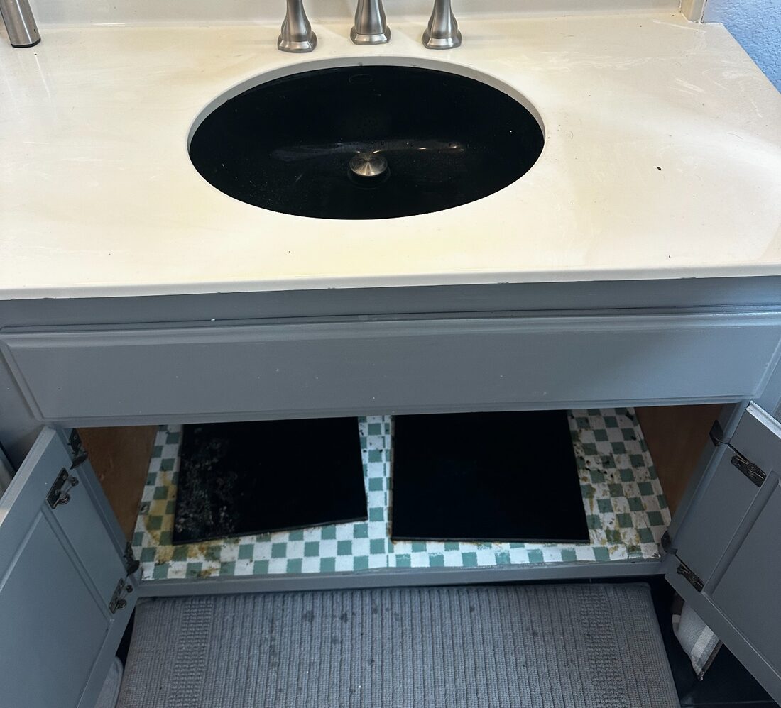 Bathroom faucet installation after work